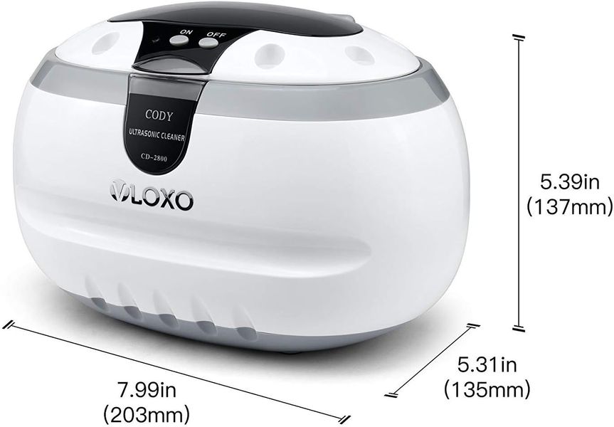 Портативний ультразвуковий очищувач VLOXO CD-2800 1771 фото