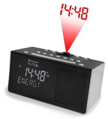 Радиочасы DAB+/FM с проекцией времени на стену/крышу Soundmaster UR8200SI m029 фото