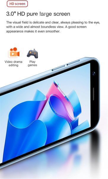 Мини-смартфон SOYES XS16 3/64GB 4G LTE Android 10 Blue M3223 фото