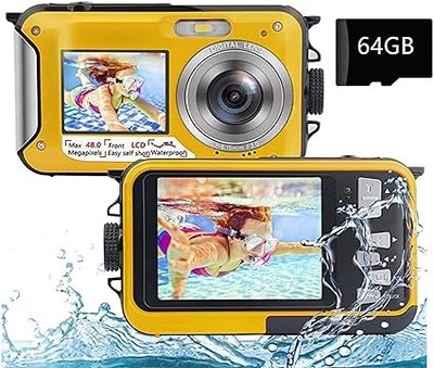 Цифрова камера для підводної зйомки 48 Мп Biofos SLP, жовта 0064 фото