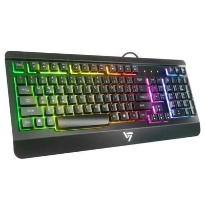 Игровая клавиатура Victsing PC149A с подсветкой N-Key Rollover черная 0447 фото