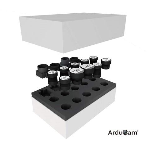 Комплект об'єктивів Arducam M12 для камер Raspberrry PI та Arduino (LK001) 0393 фото