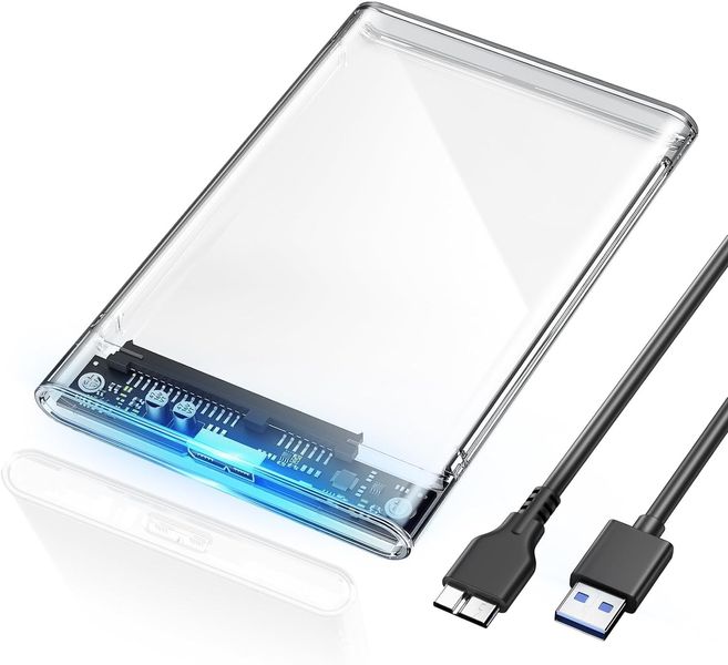 Корпус зовнішнього жорсткого диска POSUGEAR 2,5 дюйма USB 3.0 до SATA III, 7 мм/9,5 мм 1258 фото