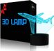 Світлодіодний нічник у вигляді літака YKLWORLD 3D, 7 кольорів, USB живлення 1310 фото 1