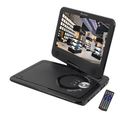 Портативний DVD-плеєр з 10,1" HD-дисплеєм та DVB-T2 тюнером Soundmaster PDB1910SW, 300 вбудованих ігор m030 фото