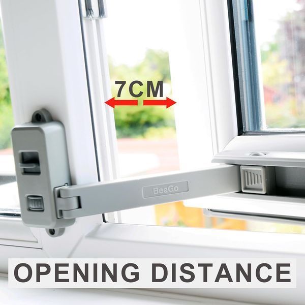 Замок безпеки для вікон з ПВХ BeeGo Window Restrictor T1962 фото