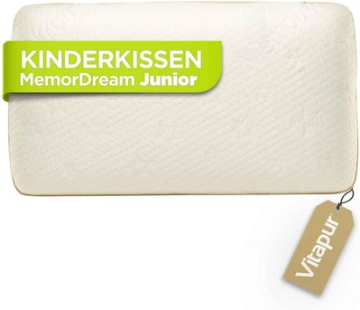 Гіпоалергенна дитяча подушка VITAPUR MemoDream з ефектом пам'яті 30 x 50 x 9 см 1525 фото