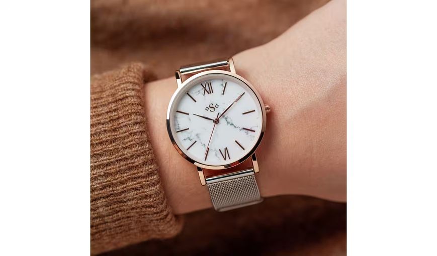 Жіночий аналоговий кварцовий годинник з ремінцем з нержавіючої сталі ASPL123 0911 фото