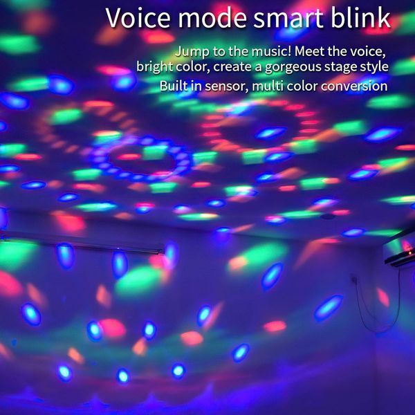 Автомобильное атмосферное освещение Wectirc Disco Lights (2шт) T1655 фото