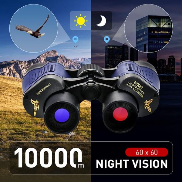 Оптичний бінокль з нічним баченням, водонепроникний 60x60 MIQXUAS 1060 фото