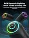 Портативная Bluetooth-колонка RIENOK S4 Max 40W Black (IPX7, 5200mAh, RGB) T1279 фото 5