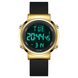 Жіночий електронний годинник SANDA Couple Cool водонепронекний чорний/золотий 1004 фото 1