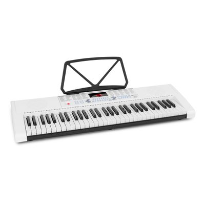 Синтезатор для обучения Schubert Etude 255, 61 клавиша с подсветкой, рк-дисплей, белый 10035707 фото
