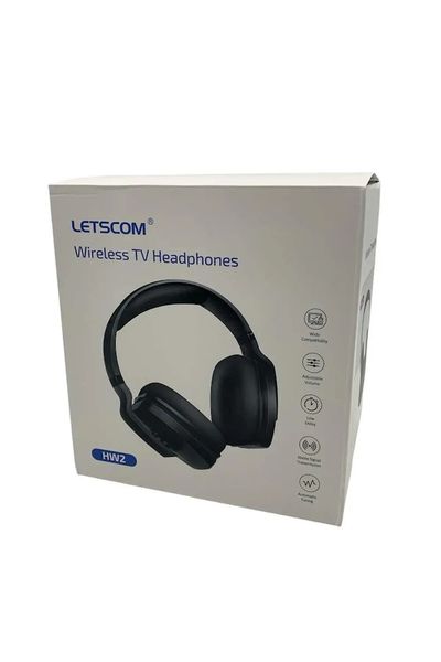 Бездротові навушники Letscom HW2 з док-станцією для телевізора, ПК, планшета 0358 фото