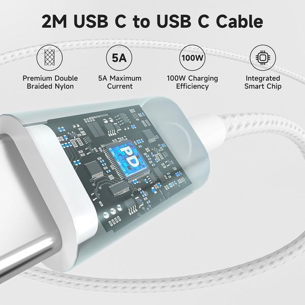 Зарядний пристрій PD3.0 65 Вт USB C T2205 фото