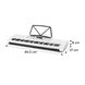 Синтезатор для навчання Schubert Etude 255, 61 клавіша з підсвіткою, рк-дисплей, білий 10035707 фото 8