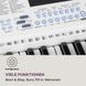 Синтезатор для навчання Schubert Etude 255, 61 клавіша з підсвіткою, рк-дисплей, білий 10035707 фото 5