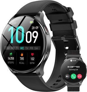 Умные часы AMOLED IP68 SpO2 IOWODO T1657 фото