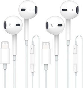 Проводные наушники Cablex для iPhone с разъемом Lightning (2 шт) T1237 фото