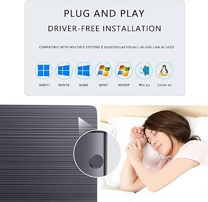 Внешний USB-привод DVD, CD, Blu Ray для компьютера на Windows, MacBook 0069 фото