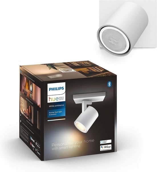 Розумна світлодіодна лампа Philips Hue 250 lm, регулювання яскравості, білий 1214 фото