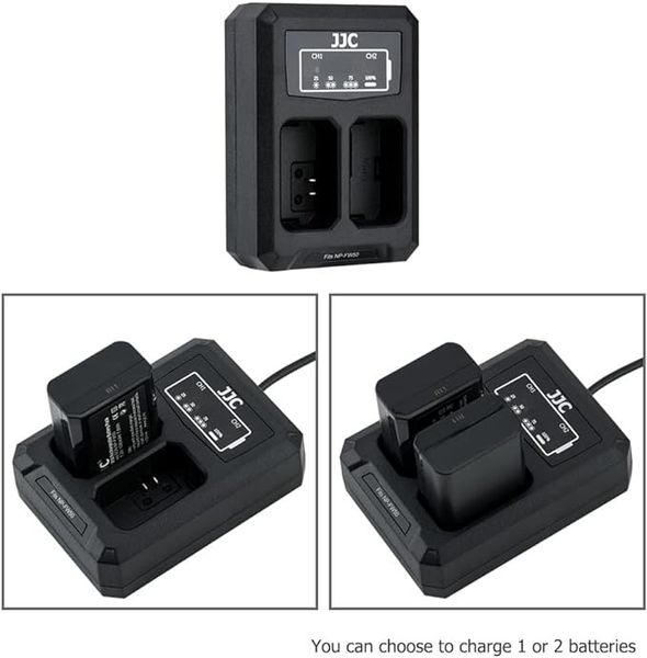 Подвійний USB зарядний пристрій для батареї Sony NP-FW50  0660 фото