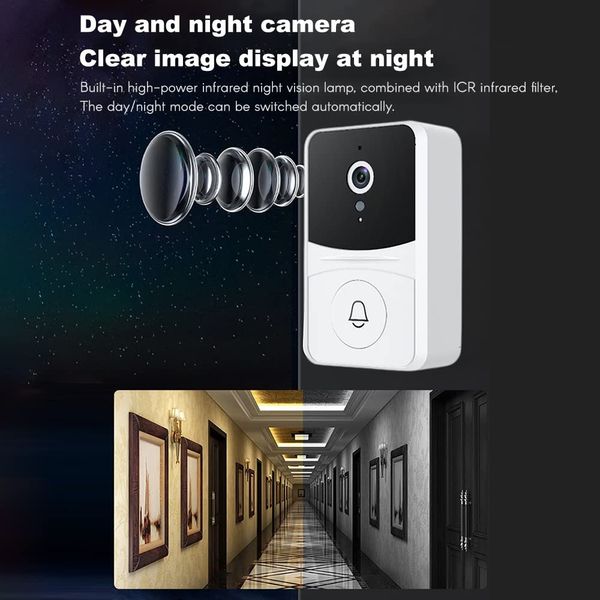 Беспроводной дверной звонок ‎GAOBI с функцией ночного режима 1008 фото
