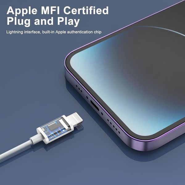 Дротові навушники Cablex для iPhone з роз'ємом Lightning (2 шт) T1237 фото