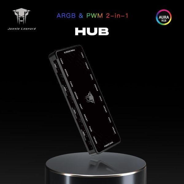 Контролер вентиляторів Jungle Leopard ARGB PWM T1113 фото