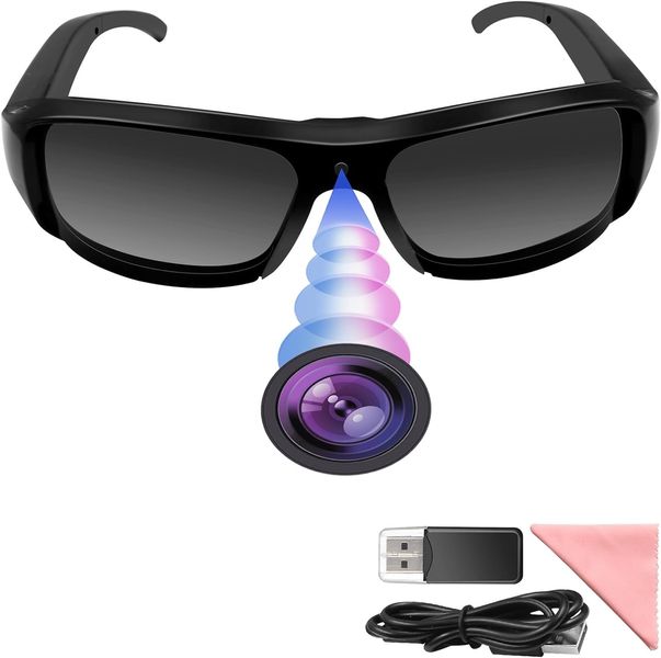 Солнцезащитные спортивные очки с экшн камерой LXMIMI HD 1080P 1482 фото
