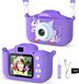 Дитяча цифрова камера HD із SD-картою на 32 ГБ, 12 Мп, фіолетова 1163 фото 1
