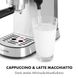 Кавоварка рожкова Klarstein Futura Espressomaker 1450 Вт, сріблястий (10035183) 10035183 фото 9