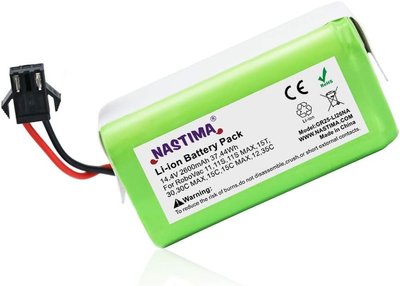 Змінна батарея для робота-пилососа NASTIMA 14,4 В 2600 мАг 0730 фото