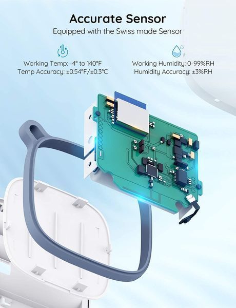 Умный термометр-гигрометр Govee H5179 с WiFi T1024 фото