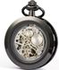 Одноциферблатные механические ручные карманные часы Sewor, черные 0825 фото 3
