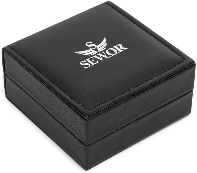 Одноциферблатные механические ручные карманные часы Sewor, черные 0825 фото