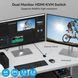 HDMI KVM свитч 2 монитора 2 компьютера 4K USB 3.0 M3849 фото 7