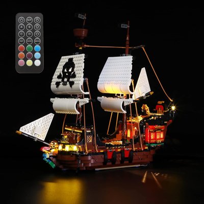 Подсветка для набора LEGO Creator 31109 "Пиратский корабль" с дистанционным управлением 1334 фото