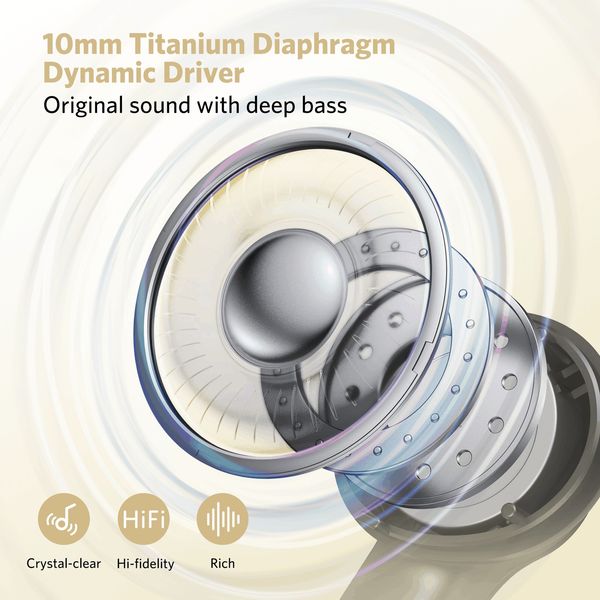 Бездротові навушники-вкладиші EarFun Air Pro 2 з Bluetooth 5.2, чорні 0414 фото