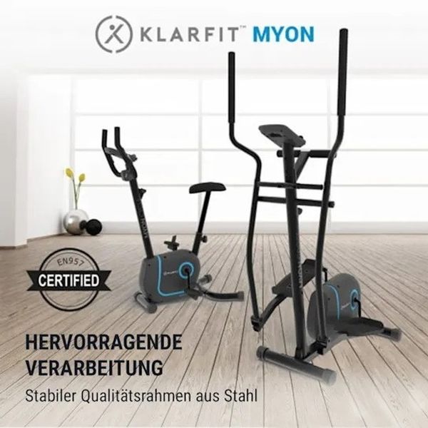 Кросс-тренажер Klarfit Myon Cross 12кг SilentBelt 10032971 10032971 фото