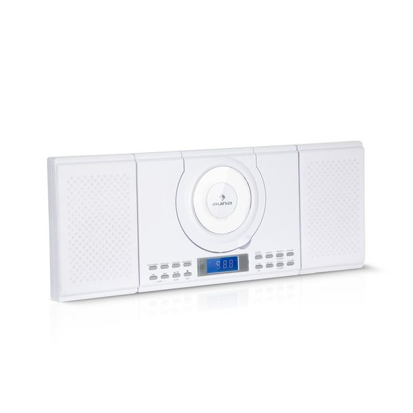 Стереосистема Auna Wallie Microsystem CD, FM,  Bluetooth, USB (10033228) 10033228 фото