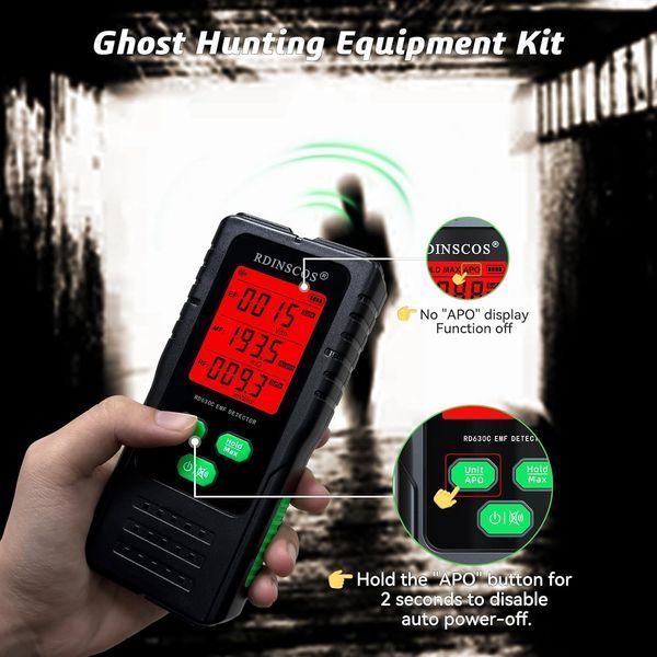 Цифровой детектор электромагнитного излучения RDINSCOS EMF Meter RD630C T1673 фото