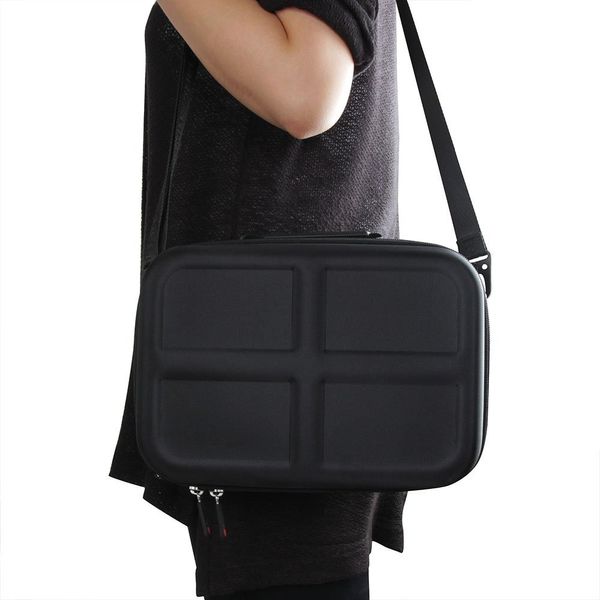 Жорсткий універсальний кейс-сумка Hermitshell для Nintendo Switch, чорний 0301 фото