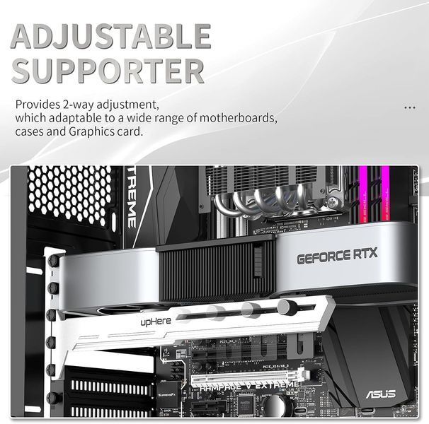 Кронштейн для поддержки графической карты upHere White GPU T2282 фото