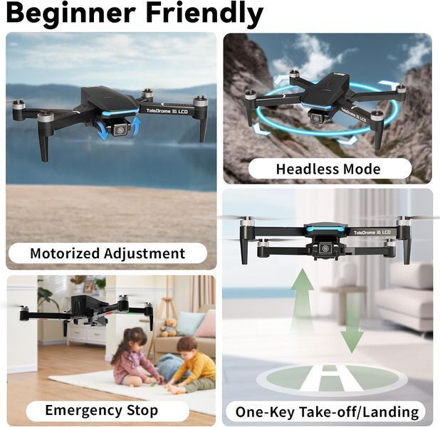 Дрон/квадрокоптер Toladrone TD31LCD з камерою M3577 фото