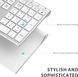Беспроводная ультратонкая клавиатура iClever IC-DK03 Bluetooth 4,2 + 2,4G для Mac, iPad, Windows 0210 фото 4