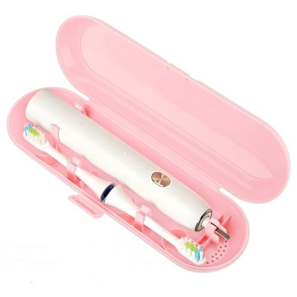 Пластиковый футляр для транспортировки зубной щетки, розовый 0958 фото
