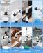 Акумуляторна електрощітка Lepwings 8-в-1 з телескопічною ручкою 3 швидкості White T3527 фото 5