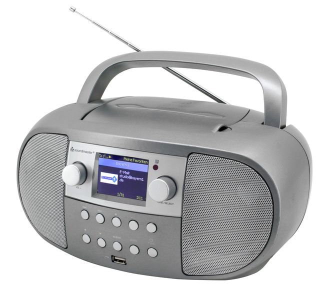 CD/MP3 бумбокс Soundmaster SCD7600TI с WLAN-интернетом/DAB+/FM-радио, USB, Bluetooth m036 фото