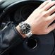 Кварцовий наручний годинник для чоловіків з нержавіючої сталі з датою Olevs G5885GB 0826 фото 2